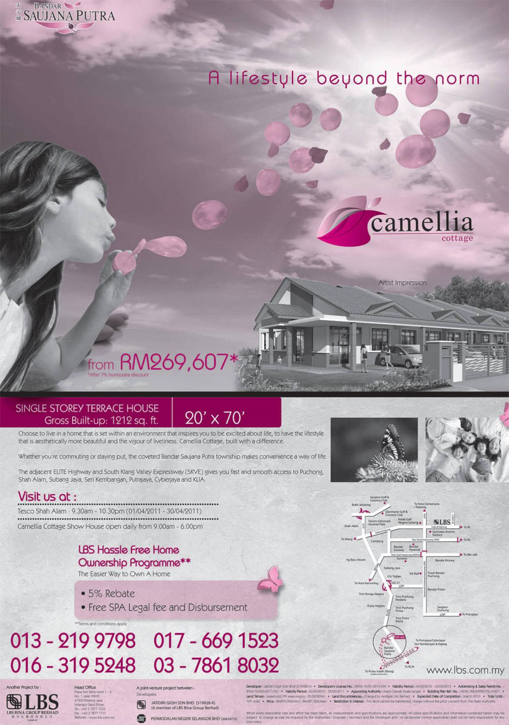 Advertisement: Camellia Cottage @ Bandar Saujana Putra, Jenjarom